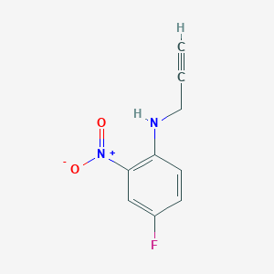 molecular formula C9H7FN2O2 B8471150 N-(2-propyn-1-yl)-4-fluoro-2-nitroaniline 