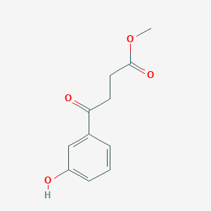 molecular formula C11H12O4 B8471173 Methyl 3-(3-hydroxybenzoyl)propionate 