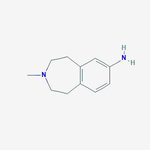 3-methyl-2,3,4,5-tetrahydro-1H-benzo[d]azepin-7-ylamine