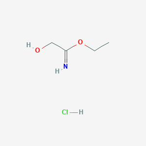 Ethyl 2-hydroxyacetimidate hydrochloride