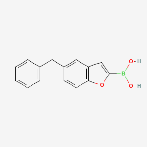 5-Benzylbenzofuran-2-ylboronic acid