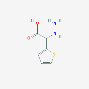 (RS) alpha-hydrazino-2-thienylacetic acid