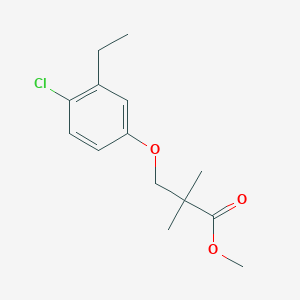 Methyl 3-(4-chloro-3-ethylphenoxy)-2,2-dimethylpropanoate