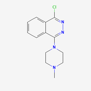 molecular formula C13H15ClN4 B8471400 1-Chloro-4-(4-methylpiperazin-1-yl)phthalazine 