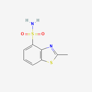 molecular formula C8H8N2O2S2 B8471404 2-Methyl-4-benzothiazolesulfonamide 