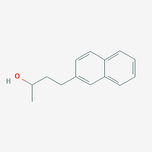 molecular formula C14H16O B8471410 2-(3-Hydroxybutyl)naphthalene 
