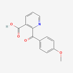 3-Pyridinecarboxylic acid, 2-(4-methoxybenzoyl)-