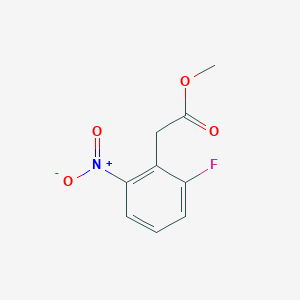 molecular formula C9H8FNO4 B8471429 Methyl (2-fluoro-6-nitrophenyl)acetate 