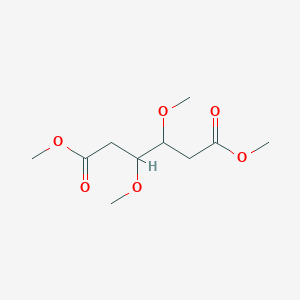 molecular formula C10H18O6 B8471458 3,4-Dimethoxy adipic acid, dimethyl ester 