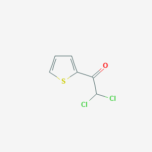 molecular formula C6H4Cl2OS B8471482 2,2-Dichloro-1-(thiophen-2-yl)ethanone 