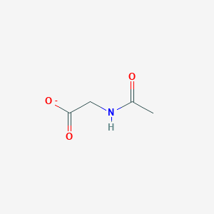 molecular formula C4H6NO3- B8471490 N-acetylglycinate 