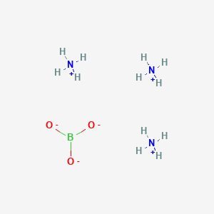 molecular formula BH12N3O3 B084715 Ammonium borate CAS No. 11128-98-6