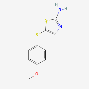 2-Amino-5-(4-methoxyphenylthio)thiazole