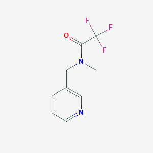 N-methyl-N-(3-pyridylmethyl)trifluoroacetic acid amide