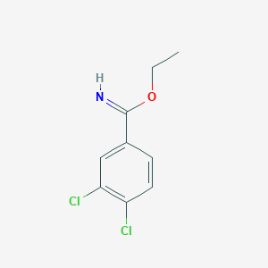 molecular formula C9H9Cl2NO B8471540 Ethyl 3,4-dichlorobenzimidate 