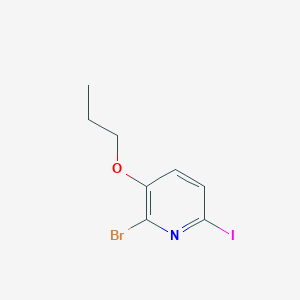 2-Bromo-6-iodo-3-propoxypyridine