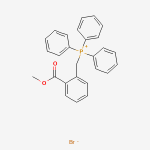 molecular formula C27H24BrO2P B8471598 {[2-(Methoxycarbonyl)phenyl]methyl}(triphenyl)phosphanium bromide CAS No. 60494-73-7