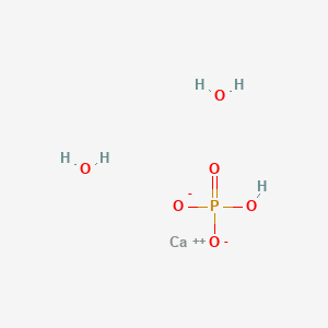 molecular formula CaH5O6P B084716 Brushite CAS No. 14567-92-1