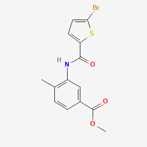 Methyl 3-(5-bromothiophene-2-carboxamido)-4-methylbenzoate