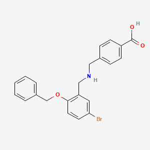 4-[N-(2-Benzyloxy-5-bromobenzyl)aminomethyl]Benzoic Acid