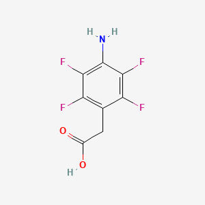 4-Amino-2,3,5,6-tetrafluorophenylacetic acid