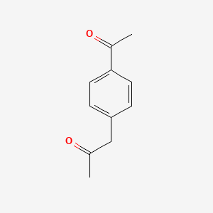 molecular formula C11H12O2 B8471748 1-(4-Acetylphenyl)-2-propanone 