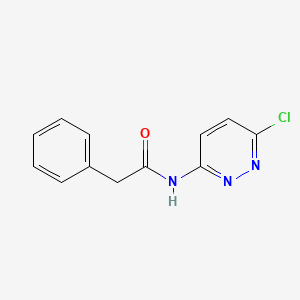 molecular formula C12H10ClN3O B8471976 N-(6-chloropyridazin-3-yl)-2-phenylacetamide 