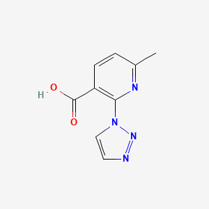 6-methyl-2-(1H-1,2,3-triazol-1-yl)nicotinic acid