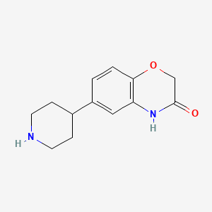6-(4-Piperidinyl)-4H-benzo[1,4]oxazin-3-one