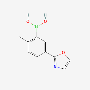 [2-Methyl-5-(1,3-oxazol-2-yl)phenyl]boronic acid