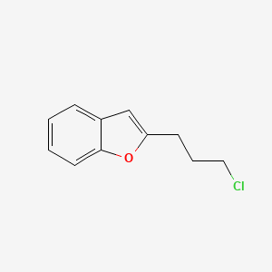 molecular formula C11H11ClO B8472112 2-(3-Chloro-propyl)-benzofuran CAS No. 372196-72-0