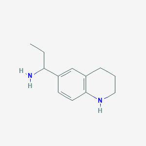 6-(1-Aminopropyl)-1,2,3,4-tetrahydro-quinoline