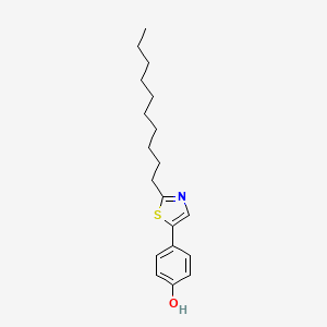 4-(2-Decyl-1,3-thiazol-5-YL)phenol