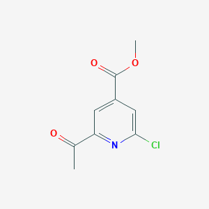 Methyl 2-acetyl-6-chloroisonicotinate