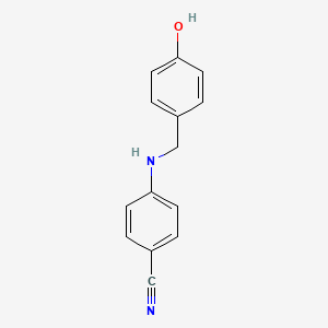 4-[N-(4-hydroxybenzyl)amino]benzonitrile