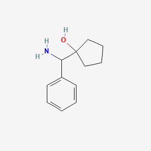 1-(Amino(phenyl)methyl)cyclopentanol