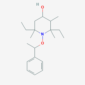 2,6-Diethyl-2,3,6-trimethyl-1-(1-phenylethoxy)piperidin-4-ol