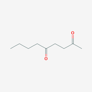 molecular formula C9H16O2 B8472399 2,5-Nonanedione CAS No. 25234-82-6