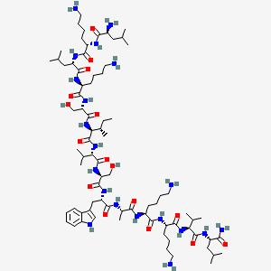 molecular formula C78H138N20O16 B8472401 Mastoparan B 