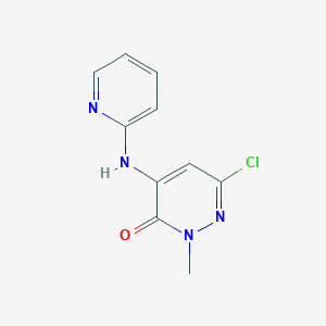 6-Chloro-2-methyl-4-(pyridin-2-ylamino)pyridazin-3(2H)-one