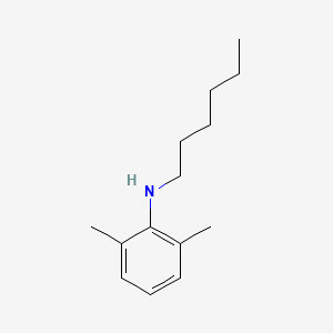 molecular formula C14H23N B8472459 N-Hexyl-2,6-dimethylaniline 