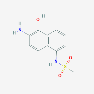 N-(5-hydroxy-6-aminonaphthalen-1-yl)methanesulphonamide