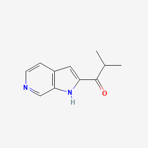 2-methyl-1-(1H-pyrrolo[2,3-c]pyridin-2-yl)-1-propanone