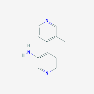 molecular formula C11H11N3 B8472554 3'-Methyl-[4,4'-bipyridin]-3-amine 