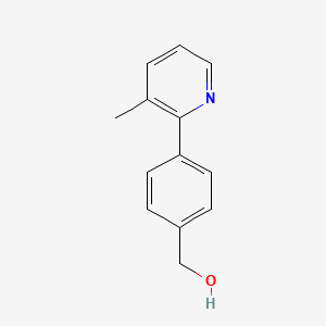 [4-(3-Methyl-2-pyridinyl)phenyl]methanol