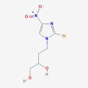 4-(2-bromo-4-nitro-1H-imidazol-1-yl)-1,2-butanediol