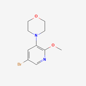 4-(5-Bromo-2-methoxypyridin-3-yl)morpholine