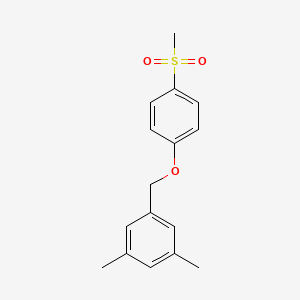 1-(4-Methanesulfonylphenoxymethyl)-3,5-dimethylbenzene