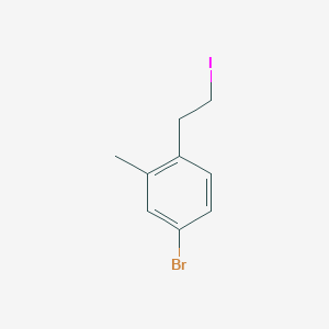 4-Bromo-1-(2-iodo-ethyl)-2-methyl-benzene