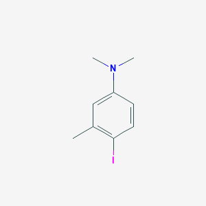 molecular formula C9H12IN B8472857 4-iodo-N,N,3-trimethylaniline 